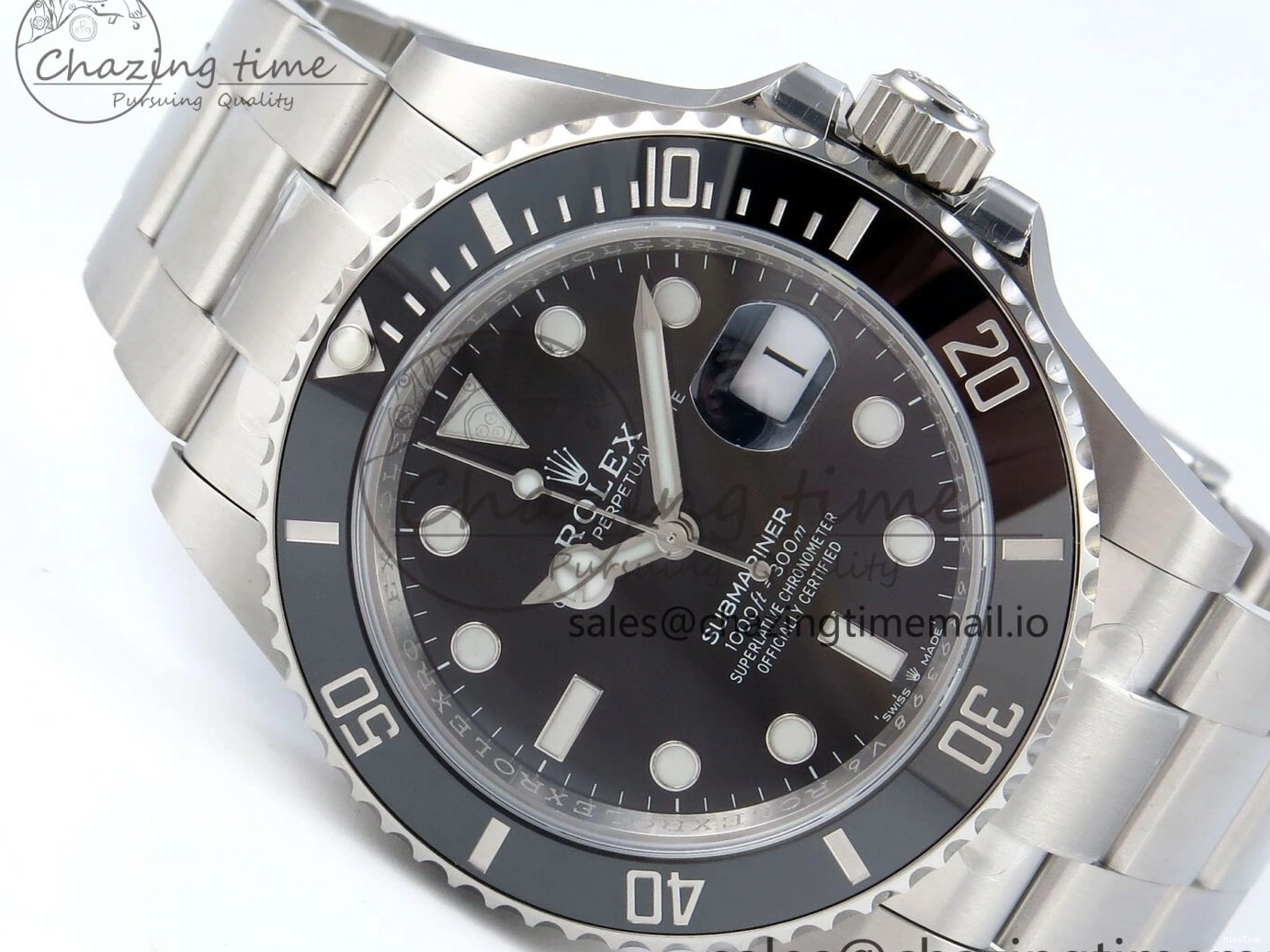MiroTime 0204 Affordable Submariner 41mm 126610 LN SS ARF 1:1 Best Edition Steel Black Dial 904L SS Oyster Bracelet SH 362